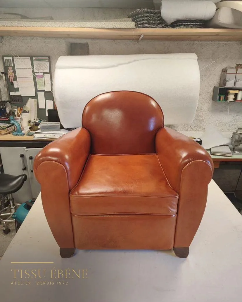 Restauration de fauteuils et canapés en cuir